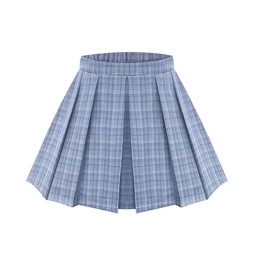 4913 Plus Size Skirts for Curvy A-Line Pleated Skirts for Schoolgirl Cute